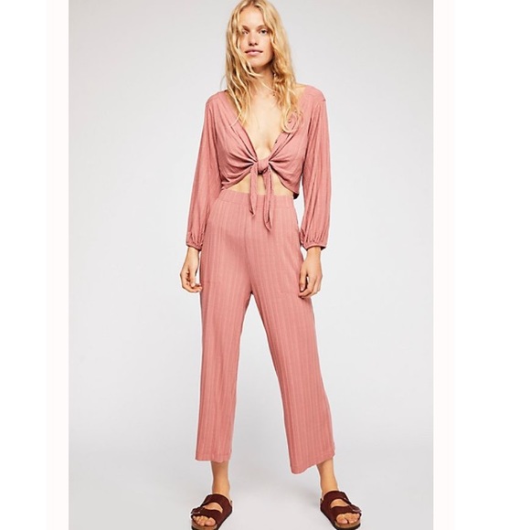 Free People Pants - Free People Pink In The City Set Size XS
